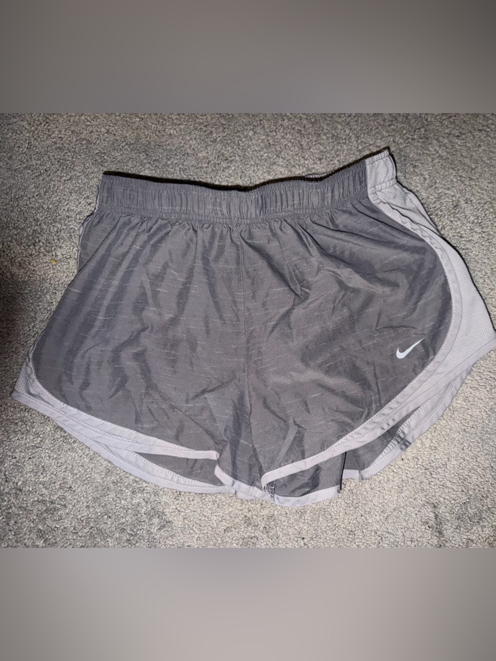 Nike Light Lavender Dri-FIT Athletic Shorts with Swoosh